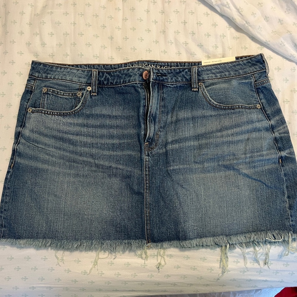 American Eagle Tomgirl Mini Denim Skirt